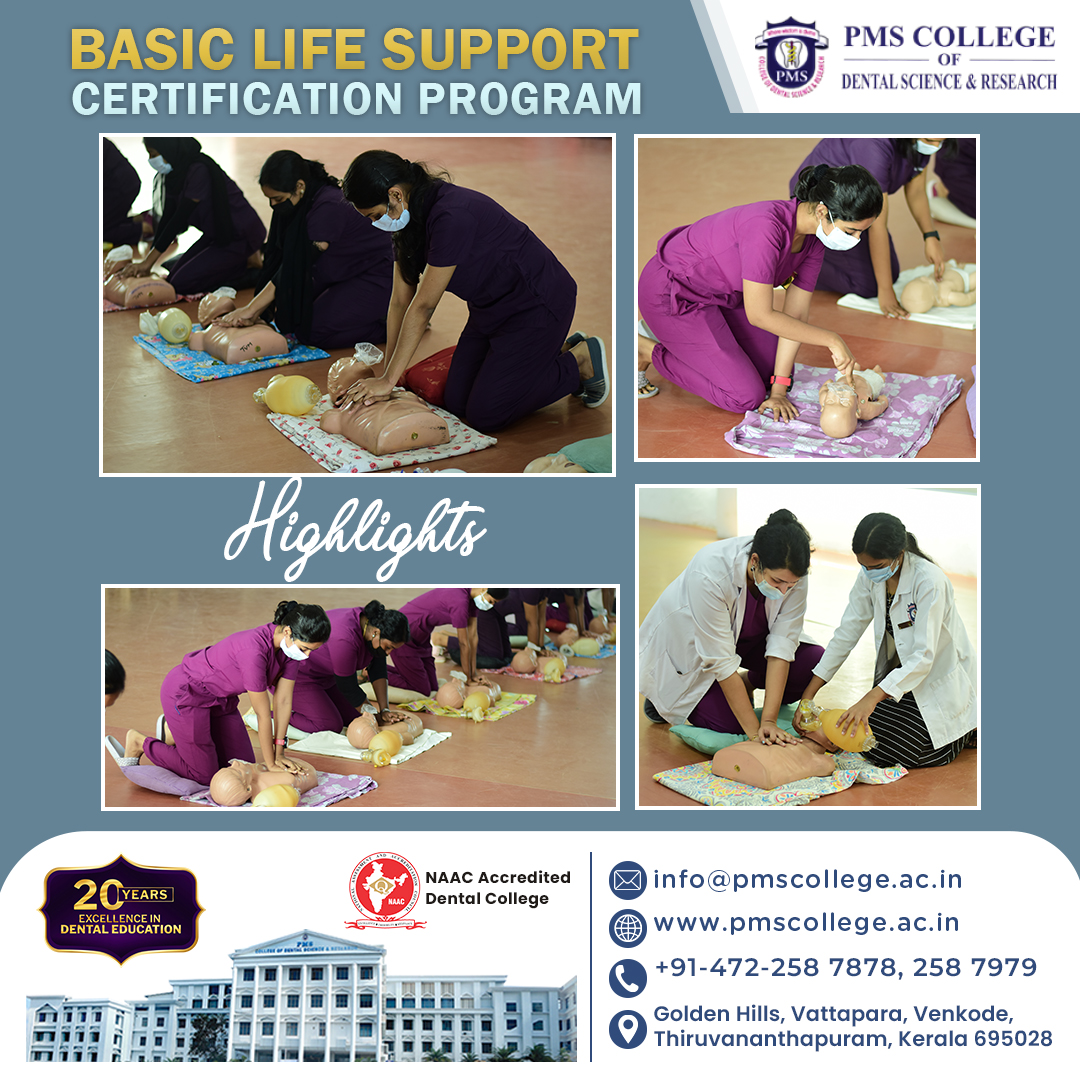 Basic Life Support – Certification Program - PMS Dental College