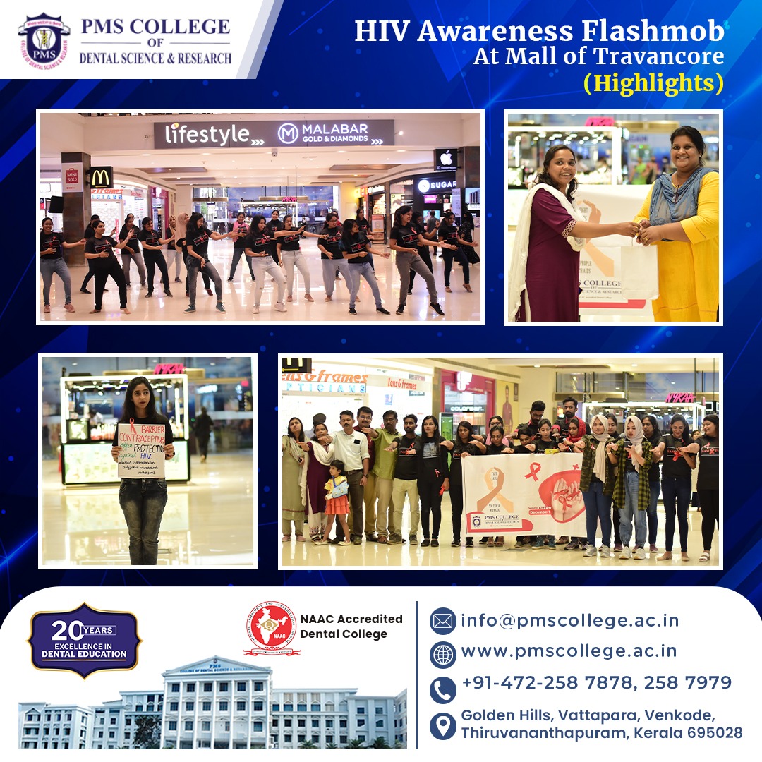 HIV Awareness Flash mob - Mall of Travancore