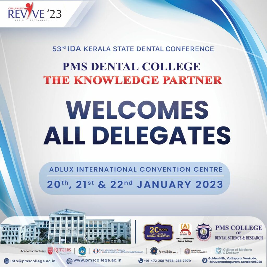 53rd IDA KERALA STATE DENTAL CONFERENCE PMS Dental College
