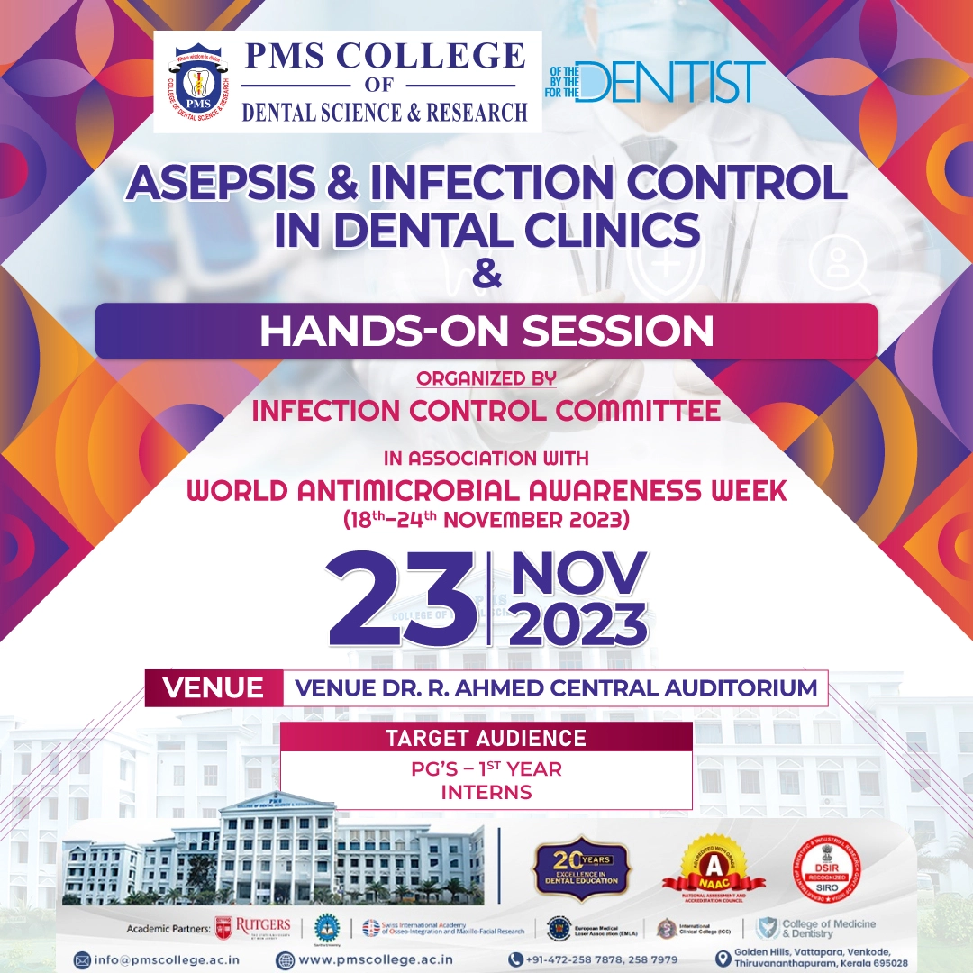 Asepsis & Infection Control in Dental Clinics & Hands-on Session