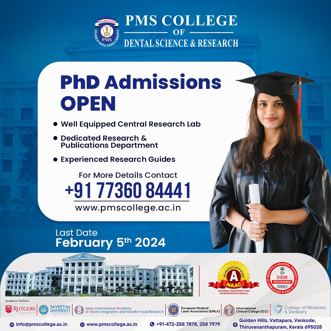 PhD Admissions open