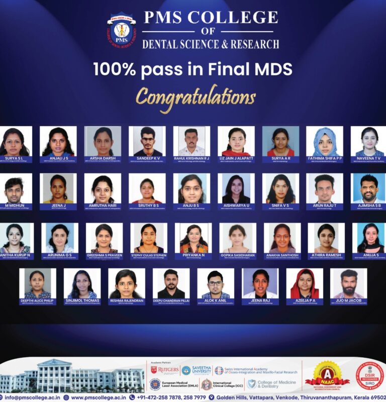 100% Success in Final MDS Exams!