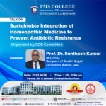 Talk on Sustainable Integration of Homeopathic Medicine to Prevent Antibiotic Resistance