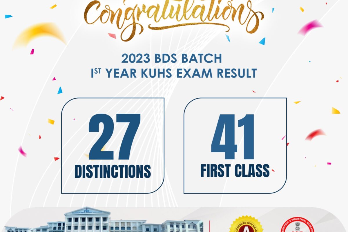 Congratulations to BDS Batch 2023