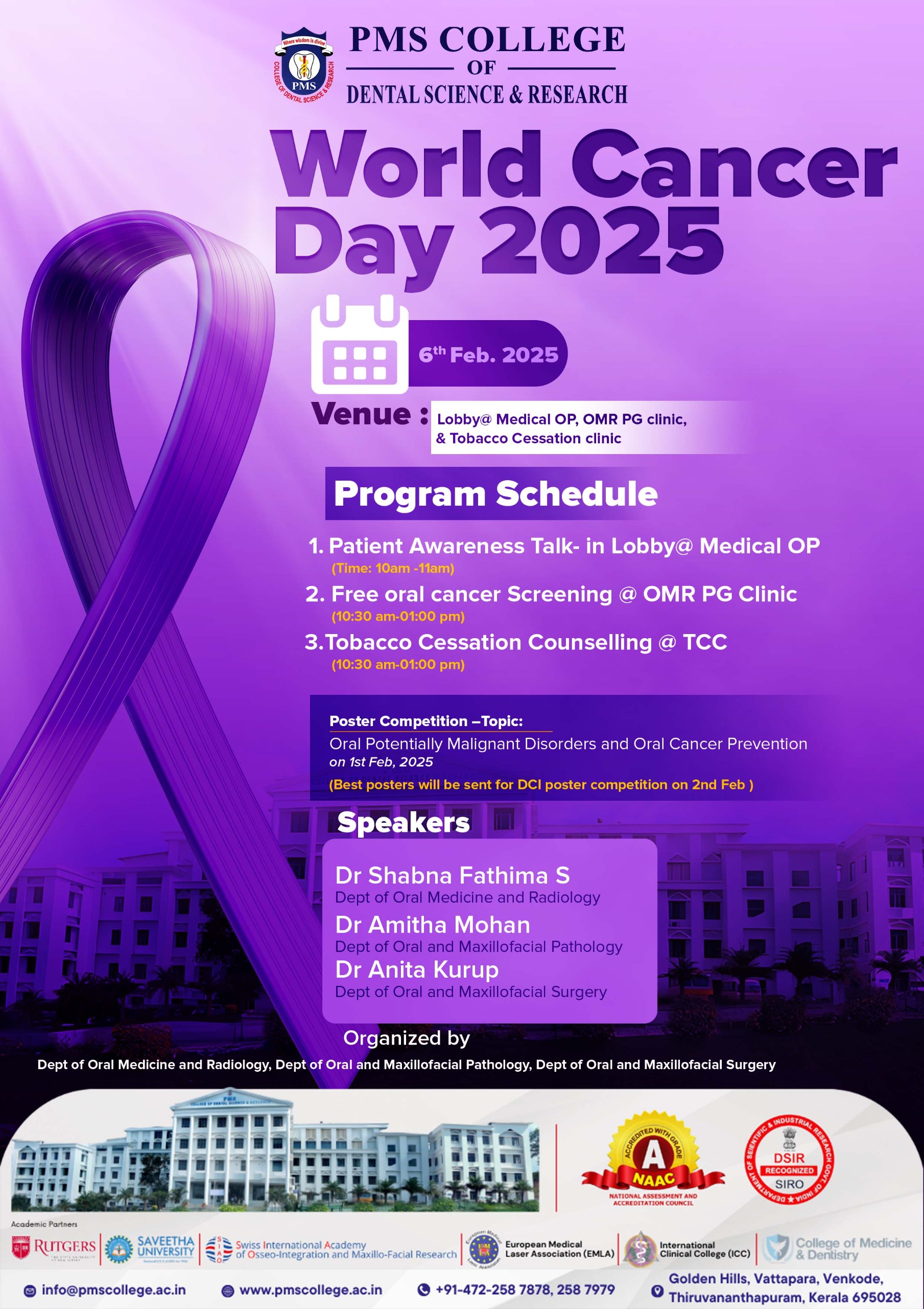 World cancer day Program